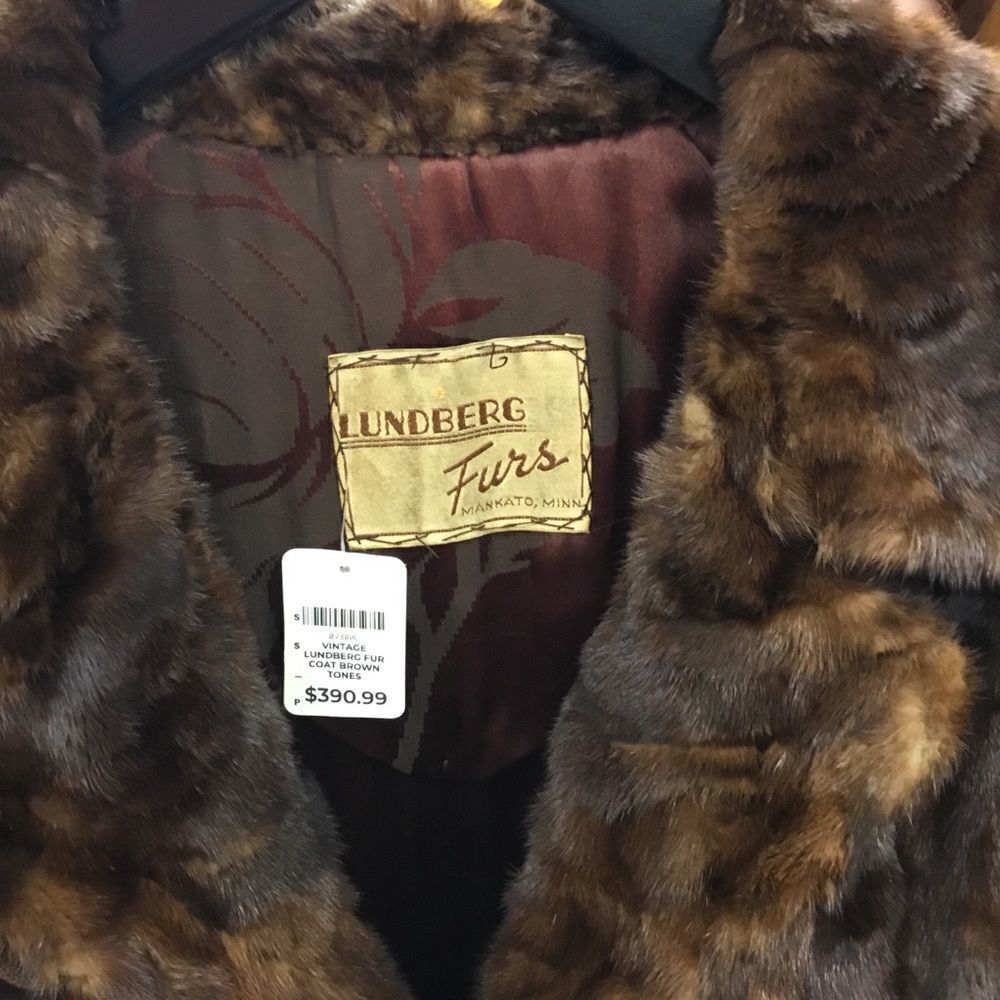 Vintage Lindbergh Fur Coatbrowntones View 3